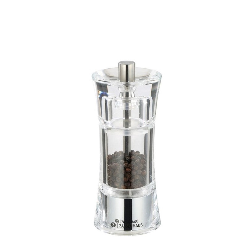 Zassenhaus Aachen Acrylic Pepper Mill  - 2 Sizes