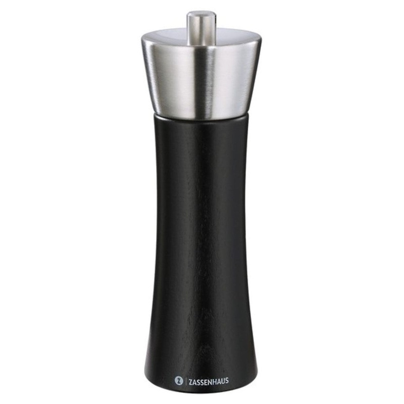 Zassenhaus Augsburg Stainless Steel Salt Mill - 18cm