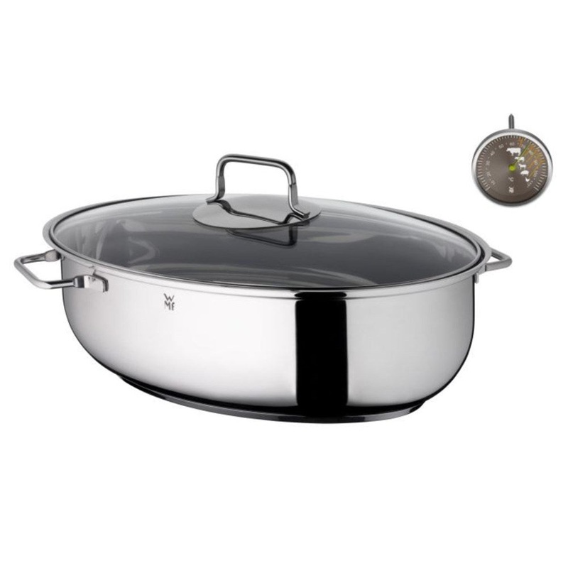 WMF Roaster with Glass Lid and Thermometer