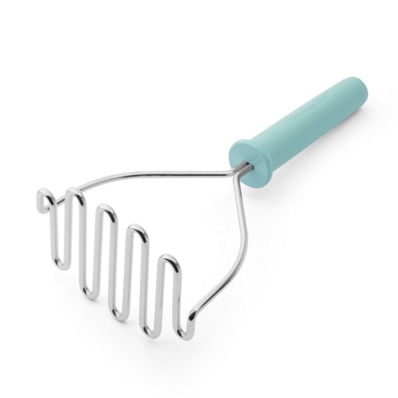 KitchenAid Soft Grip Masher - Mineral Water