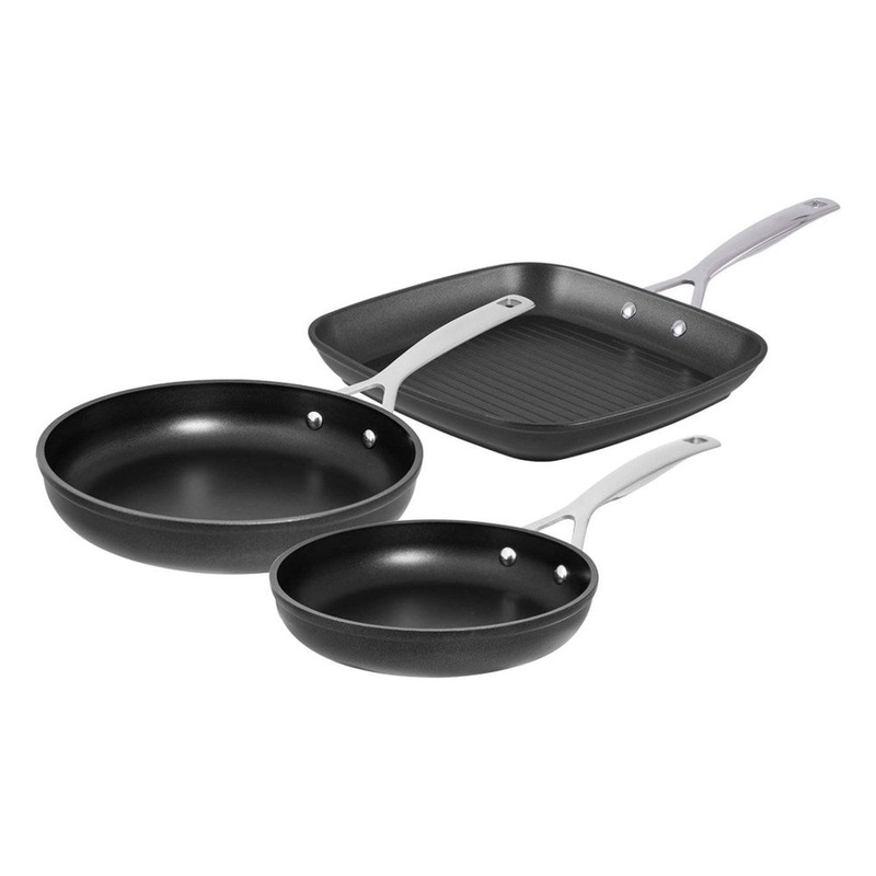 Pyrolux Ignite 3 Piece Fry Pan/Grill Set