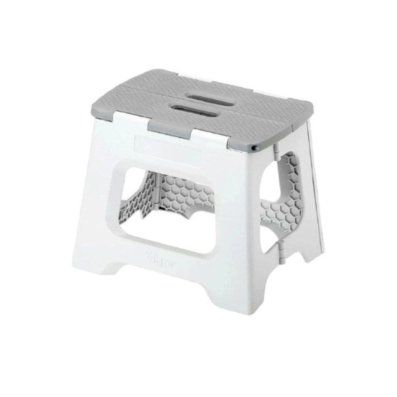 Vigar Compact Foldable Stool - Grey - 27cm