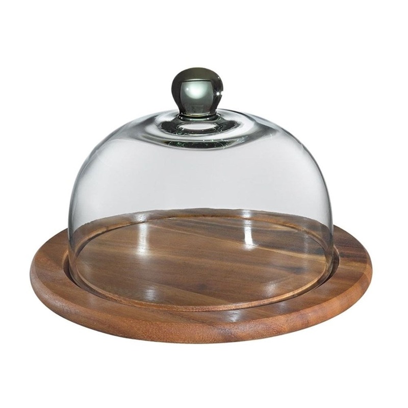 Zassenhaus Cheese Board and Glass Dome - 30cm
